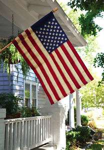 Garden Size Flag,Patriotic,American Tea Stained,16PT014  