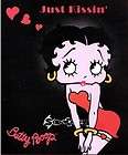 Betty Boop Kissing Pose Fleece Blanket Throw Cover New