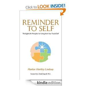 Reminder To Self Marlon Hartley Lindsay  Kindle Store