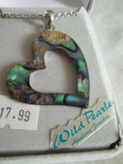 Abalone Wild Pearle Jewerly/Heart Necklace  