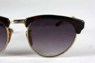 Vintage 60s Mens Sunglasses/Eyeglasses Browline Retro  