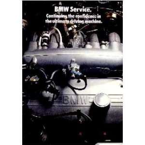  1979 BMW Service Sales Brochure Literature Book Piece 