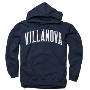  Villanova Wildcats Navy Arch Hooded Sweatshirt Sports 