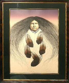 Frank Howell Lakota Legacy Original Art Lithograph Hand Signed 