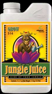   Nutrients Jungle Juice Grow Micro Bloom 1 Liter 3 part Base Nutrient