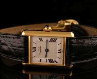 New, Never Worn Cartier Tank Quartz Ladies Watch Model W1009654  