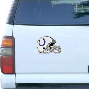 Indianapolis Colts Team Logo Helmet Car Magnet:  Sports 