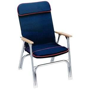  Seachoice 78511; Padded Deck Chair W/Red Piping Sports 