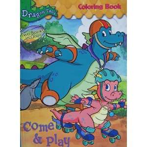  Dragon Tales 2 in 1 Coloring Book Come & Play & Dragon 