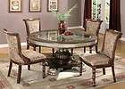 french style round table 5 pc formal dining room set