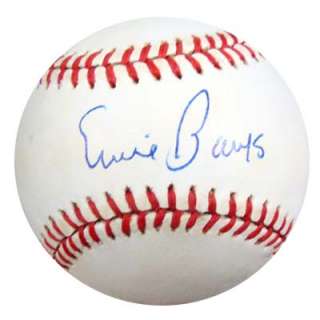 Ernie Banks Autographed Signed NL Baseball PSA/DNA #M55722  