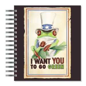 ECOeverywhere Sam Frog Picture Photo Album, 18 Pages, Holds 72 Photos 