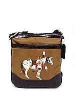 Trail of PAINTED PONIES  War Pony Small Shoulder PURSE  