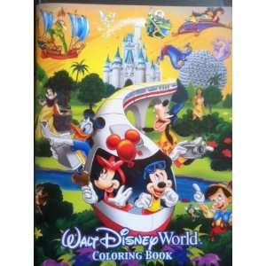   Walt Disney World Coloring Book Over 50 Pages 4 Parks 1 World Disney