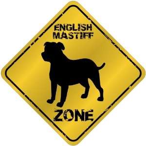 New  English Mastiff Zone   Old / Vintage  Crossing Sign Dog  