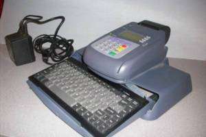 Verifone Omni 3300 Credit Card Machine W Keyboard 100  