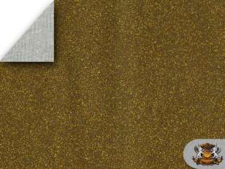 Vinyl Sparkle ANTIQUE GOLD Upholstery Fabric BTY  