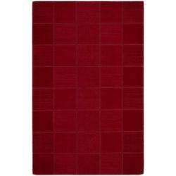 Hand tufted Westport Red Wool Rug (5 x 8)  Overstock