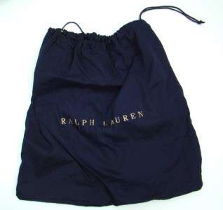   Lauren Blue Label Black Velvet Raider Logo Messenger Bag Purse  