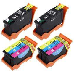 Black and Color Ink Cartridge for Dell P713W/ V515W (Pack of 4 