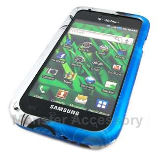 Blue Flowers Hard Case Cover For Samsung Vibrant T959  