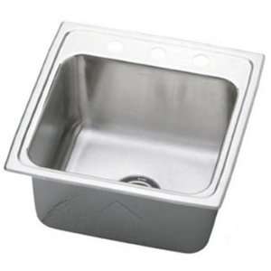 Lustertone Collection DLR1716103 17 Top Mount Single Bowl Stainless 