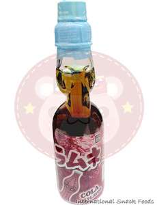Cola Ramune Glass Marble Soft Drink  
