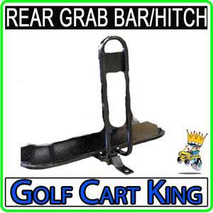   Trailer Hitch with Receiver and Grab Bar for Back of Golf Cart  