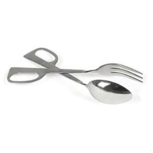  Exeter Stainless Steel Salad Tongs: Kitchen & Dining