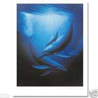 WYLAND ART OF SAVING WHALES S/N LITHOGRAPH WITH COA  