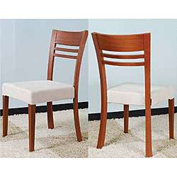 Contemporary Wood Dining Chairs (Set of 2)  Overstock