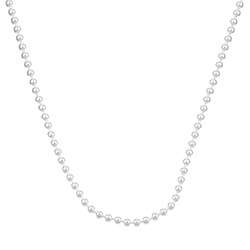   Essentials Sterling Silver 24 inch Bead Chain (2.5mm)  