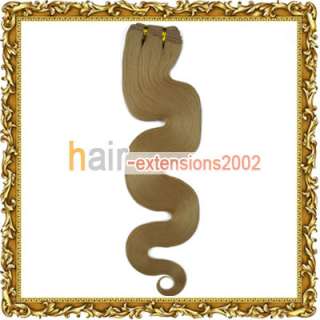   50 Wide Bodywavy Weft 100% Remy Human Hair Extensions #613,100g &NEW