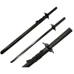 Ninja 40 inch Black Blade Katana Sword  