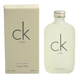 Calvin Klein CK One Unisex 6.7 oz Eau De Toilette Spray   