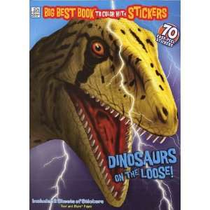  Dinosaurs on the Loose Big Best Book to Color with 