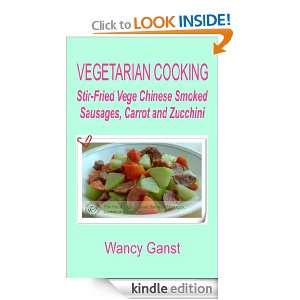 Vegetarian Cooking Stir Fried Vege Chinese Smoked Sausages, Carrot 