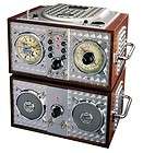   St. LOUIS Wooden Alarm Clock AM FM CD Player Radio + Earphone Jack NEW
