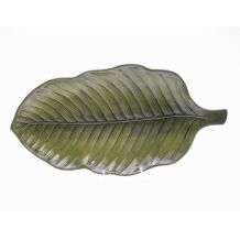 Certified International Palm Island 3D Leaf Platter  