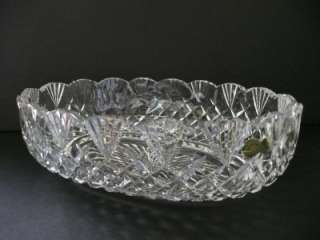 WATERFORD CRYSTAL 11 OVAL CENTERPIECE BOWL  