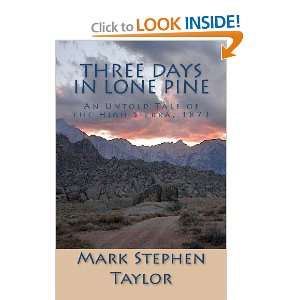   of the High Sierra, 1873 (9781456408565) Mark Stephen Taylor Books
