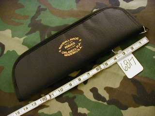 NEW RANDALL 14 ZIPPER CASE WITH GOLD EMBROIDERED RANDALL LOGO. CALL 
