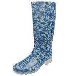 Adi Designs Womens Floral Print Rain Boots  Overstock