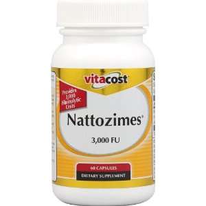  Vitacost Nattozimes    3,000 FU   60 Capsules Health 