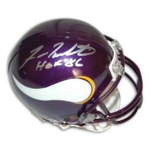   Minnesota Vikings Mini Helmet with HOF 86 Inscription 