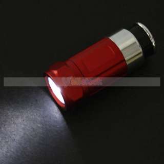 5W 12V Car Waterproof Rechargeable LED Flashlight Red  