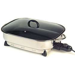 Euro Pro Stainless Steel Electric Skillet (Refurbished)  Overstock 