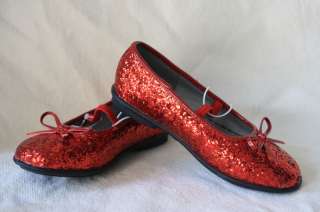New Circo Ruby Red Dedra Glitter Toddler Shoes 12 10  