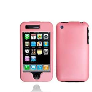  Apple iPhone 3G PDA Pink Rubber Feel Protective Case 