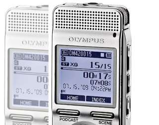 Olympus DM 420 Digital Voice Recorder with MP3 Player  